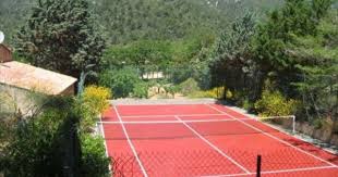 pin on tennis court