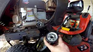 Oil Change How To Ariens Lawn Tractor Briggs And Stratton 656
