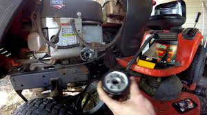 oil change how to ariens lawn tractor briggs and stratton 656