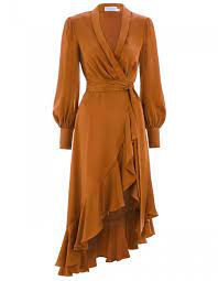 Zimmermann Wrap Dress Product Image Designer Dresses Online Fashion Outfits Shop Designer Dresses