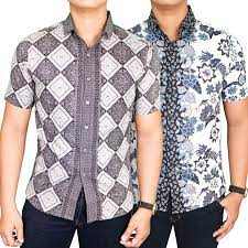 Share to twitter share to facebook share to pinterest. Kemeja Batik Pria Slimfit Modern Lengan Pendek Batik Kombinasi Motif Mens Short Sleeve Batik Shirts Elevenia
