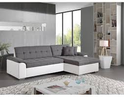Hans Canape D Angle Reversible Convertible En Tissu Et Simili Canape Angle Canape Convertible Canape Angle Convertible