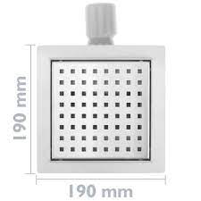 Bathroom canisters are the important stuffs in your bathroom so that you have to own these stuffs. Shower Drain Squared Channel 15 Cm Stainless With Grid Cablematic