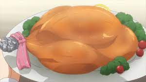 Roast Turkey Gochuumon Wa Usagi Desu Ka Episode 11 Roasted Turkey Food Food Blog