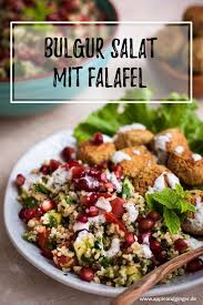 Schnelles 30 Minuten Tabouleh Mit Falafel Apple And Ginger Rezept Falafel Falafel Rezept Bulgur
