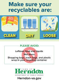 When it comes to plastic products, not all of them are recyclable, or even reusable. Trash And Recycling Town Of Herndon Va