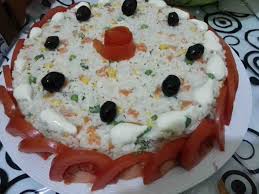 سلطة الأرز نوع من انواع السلطات التي يوجد منها العديد من الانواع و الاطعمة اللذيذة اتمنى انها تنال اعجابكم مكو نات ومقادير سلطة الأرز نصف كو desserts food cake