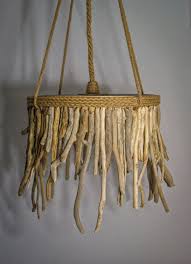 Reserved For Caprice Driftwood Hanging Light Chandelier