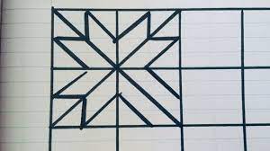 رسم زخرفة هندسية بطريقة سهلة جدا رقم 194 youtube