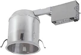 Halo H750ricat Recessed Lighting Led T24 Remodel Ic Air Tite Housing 6 Aluminum Recessed Light Fixture Housings Amazon Com