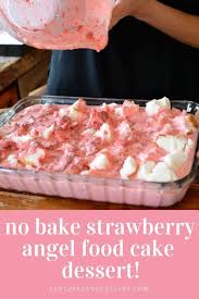 Best Ever Strawberry Jello Angel Food Cake Dessert Recipe Recipe Angel Food Cake Desserts Dessert Cake Recipes Strawberry Angel Food Cake