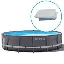 Liner Piscine Intex Ultra Frame Tubulaire Ronde Dimension 4 27 X H1 22m