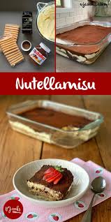 Delicious Nutellamisu Recipe Vj Cooks Quick Video Tiramisu Recipe Nutella Tiramisu Recipe Nutella Desserts Easy Recipe Tiramisu Recipe Nutella Tiramisu Recipe Nutella Recipes Easy