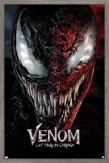 Amazon.com: Trends International Marvel Venom: Let There be Carnage - Split  Face One Sheet Wall Poster, 22.375" x 34", Barnwood Framed Version: Posters  & Prints