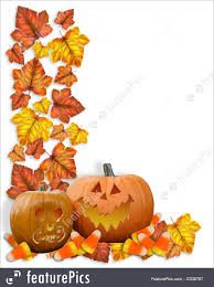 Check spelling or type a new query. Illustration Of Halloween Pumpkins Autumn Fall Leaves Border