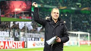Er moderiert das programm vor, während und nach dem spiel, sowie in den spielpausen. Pyro Arger In Gladbach Stadionsprecher Verappelt Stuttgart Fans Sportbuzzer De