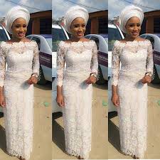 Maybe you would like to learn more about one of these? Latest Aso Ebi Styles 2016 White Lace Styles For Wedding Dezango Fashion Zone African Lace Dresses Lace Fashion African Fashion Dresses