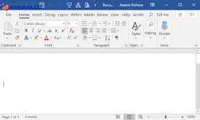 Hantar resume melalui pos surat biasa pastinya merupakan satu cara yang agak klasik. Microsoft Word Kerja Kosong Kerajaan