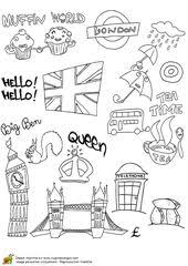 Decouvre Dans Ce Coloriage A Imprimer Gratuitement Les Merveilles De L Angleterre Pars Visiter Big Be Dessin Anglais Page De Garde Anglais Coloriage Spiderman