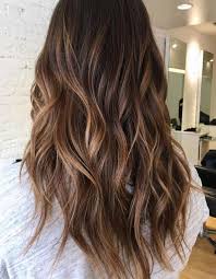 Brownhairbalayage Pelo Castano Con Mechas Color De Cabello Moreno Reflejos Para Cabello Castano
