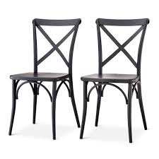 Set Of 2 Malden French Bistro Dining Chair Black Threshold In 2020 Metal Bistro Chairs French Bistro Chairs Bistro Chairs