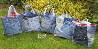 Das ganze sollte ein gutes verhältnis zur breite der jeans. Jeans Upcycling Shopper Nahen Taschen Nahen Taschen Selber Nahen