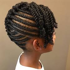 Only the middle part is braided, while the sides are left with naturally flowing hair. Luvyourmane Backtoschool Style By Returning2natural Natural Hair Braids Braided Hairstyles Kids Braided Hairstyles
