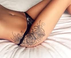Stunning rose thigh tattoo the next tattoo idea is just stunning. Meaningful Tattoos Ideas Rose Hip Thigh Tattoo Black And White Roses Ink Tattooviral Com Your Number One Source For Daily Tattoo Designs Ideas Inspiration