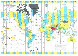 Gmt Time Zone Map Cardform Co