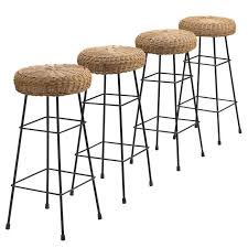 Dutch Bar Stools With Black Frame 1960s From A Unique Collection Of Antique And Modern Stools At Https Www 1std Bar Stools Rattan Bar Stools Bar Furniture