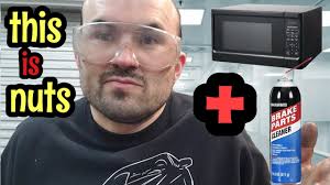 Mechanic Science ... What happens when you microwave brake cleaner?