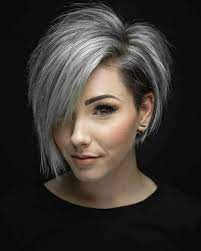 Bob Grey White Hairstyle Short Hair Styles Hair Styles Thick Hair Styles