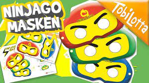 Suche schneller, besser & schlauer bei karnevally! Ninjago Masken Basteln Diy Ideen Kinder Mamablog Elternblog Diy Inspiration Crafty Kids Youtube
