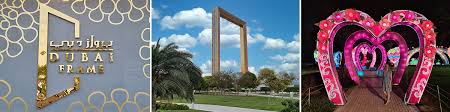 Visit timings of dubai frame: Der Bilderrahmen Dubai Frame Dubai Garden Glow