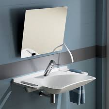 Arbo pmr, lavabos et plans de salle de bain par grandbains. Quelle Hauteur Pour Un Lavabo Pmr Et Ses Accessoires