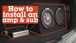 Below are the old colours of uk wiring: How To Install An Amp And Sub In Your Car Crutchfield Video Youtube