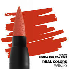 AK-Interactive: Real Color Acrylic Paint Marker - Signal Red RAL3020