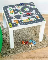 Play Table Furniture Sticker Quot Small City Quot For Ikea Lack Side Table 1m St01 01 Mesa Para Ninos Muebles Para Ninos Mesas Y Sillas Infantiles