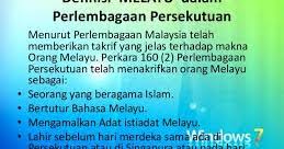 Rukun pembentukan masyarakat harmoni oleh: Diary Semasaku Definisi Melayu Dalam Perlembagaan