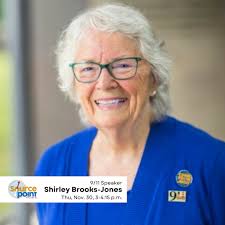 Twenty-two years ago, local resident Shirley Brooks-Jones was flying back  to the United States from an international trip when the captain made an  announcement