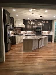 This kitchen validates the idea that you can create a dash of contrast by using only the flooring and cabinetry. 41 Stylish Dark Brown Cabinets Kitchen Suitable For Cooking 1 Autoblog Farmhouse Kitchen Design Dark Brown Cabinets Brown Kitchen Cabinets
