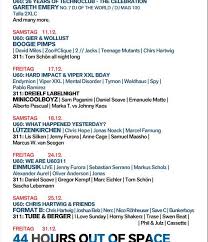 Chris Hartwig & friends at U60311, Frankfurt