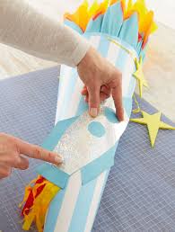 Schulanfang Schultute Fur Jungs Verzieren Das Haus Schultute Basteln Schultute Basteln Anleitung Schultute Selber Basteln