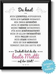 Beste Mama Bild Mit Liebevoller Danksagung Optional Mit Rahmen Geschenkidee Geschenk Eltern Weihnachtsgeschenk Eltern Geschenke Verpacken Geburtstag Kinder