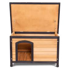 Spike special dog wooden house kennel weatherproof shelter doghouse. The Easiest Dog House Kit To Assemble Is On Amazon