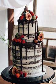 Whimsical Wedding Inspiration In Shades Of Blue Berry Wedding Cake Creative Wedding Cakes Wedding Cake Chic