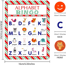 As the teacher, you pick up an alphabet card and call out the letter name. Buy Alphabet Bingo Game Card Board Matching Game Set Educational Abc Letters Animals Recognition Learning Bingo Paper Game Supplies For Kids Toddler Preschoolers Kindergarten And Group Games Online In Vietnam B07tk29cdb