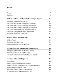 Unsere checkliste für den hauskauf (siehe oben) etwas zu schreiben. Bod Leseprobe Ratgeber Neubau Immobilien