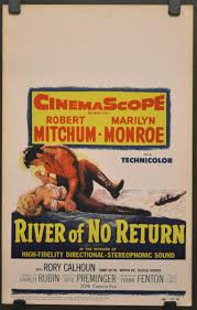 RIVER OF NO RETURN '54 ORIGINAL 14X22 MOVIE POSTER MARILYN MONROE ROBERT  MITCHUM