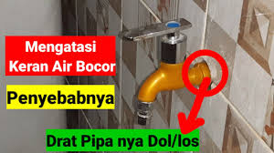 Cara memperbaiki tempat cuci piring yang bocor sebuah tempat. Cara Mengatasi Keran Air Bocor Youtube